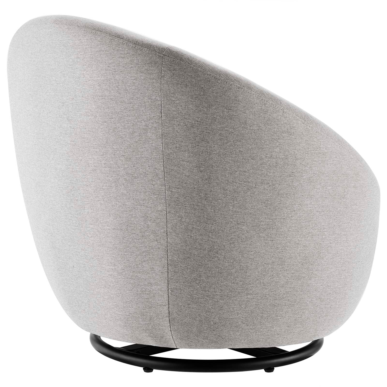 Buttercup Fabric Upholstered Upholstered Fabric Swivel Chair By Modway - EEI-5006 | Armchairs | Modishstore - 10
