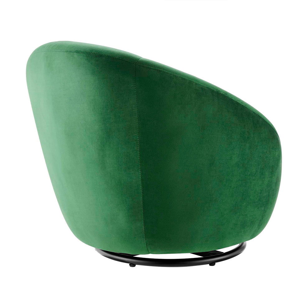 Buttercup Performance Velvet Performance Velvet Swivel Chair By Modway - EEI-5007 | Armchairs | Modishstore - 10