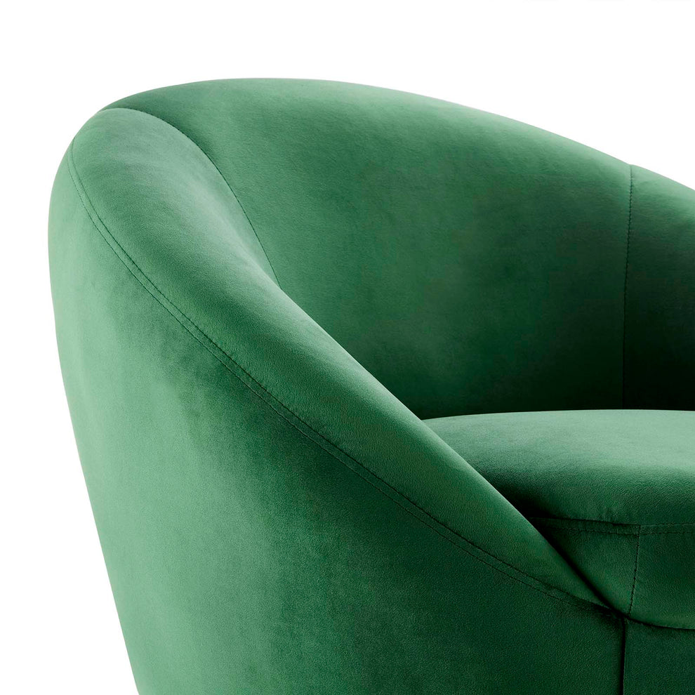 Buttercup Performance Velvet Performance Velvet Swivel Chair By Modway - EEI-5007 | Armchairs | Modishstore - 11