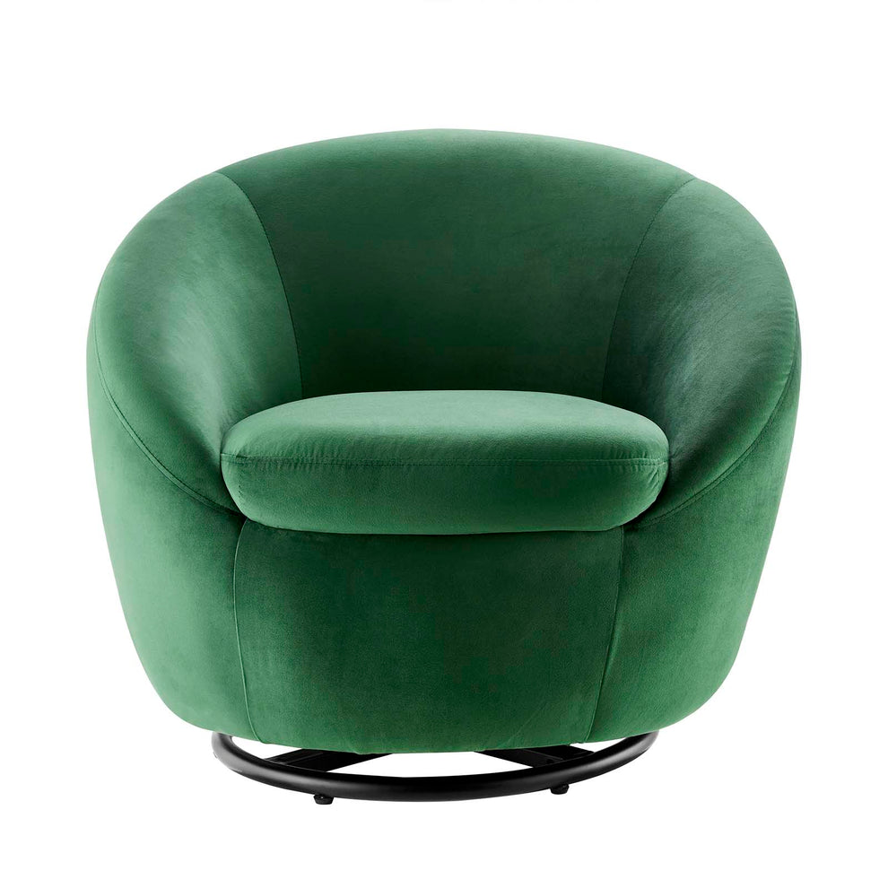 Buttercup Performance Velvet Performance Velvet Swivel Chair By Modway - EEI-5007 | Armchairs | Modishstore - 12