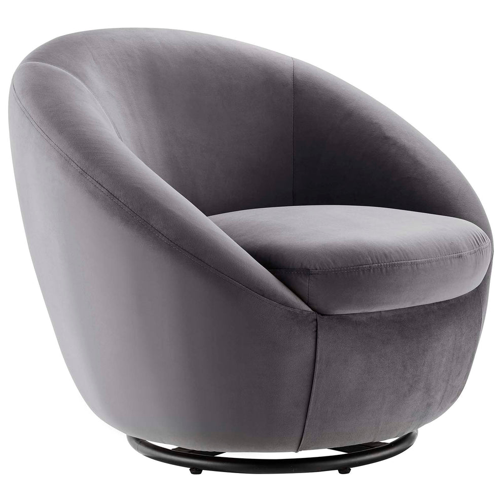 Buttercup Performance Velvet Performance Velvet Swivel Chair By Modway - EEI-5007 | Armchairs | Modishstore - 15