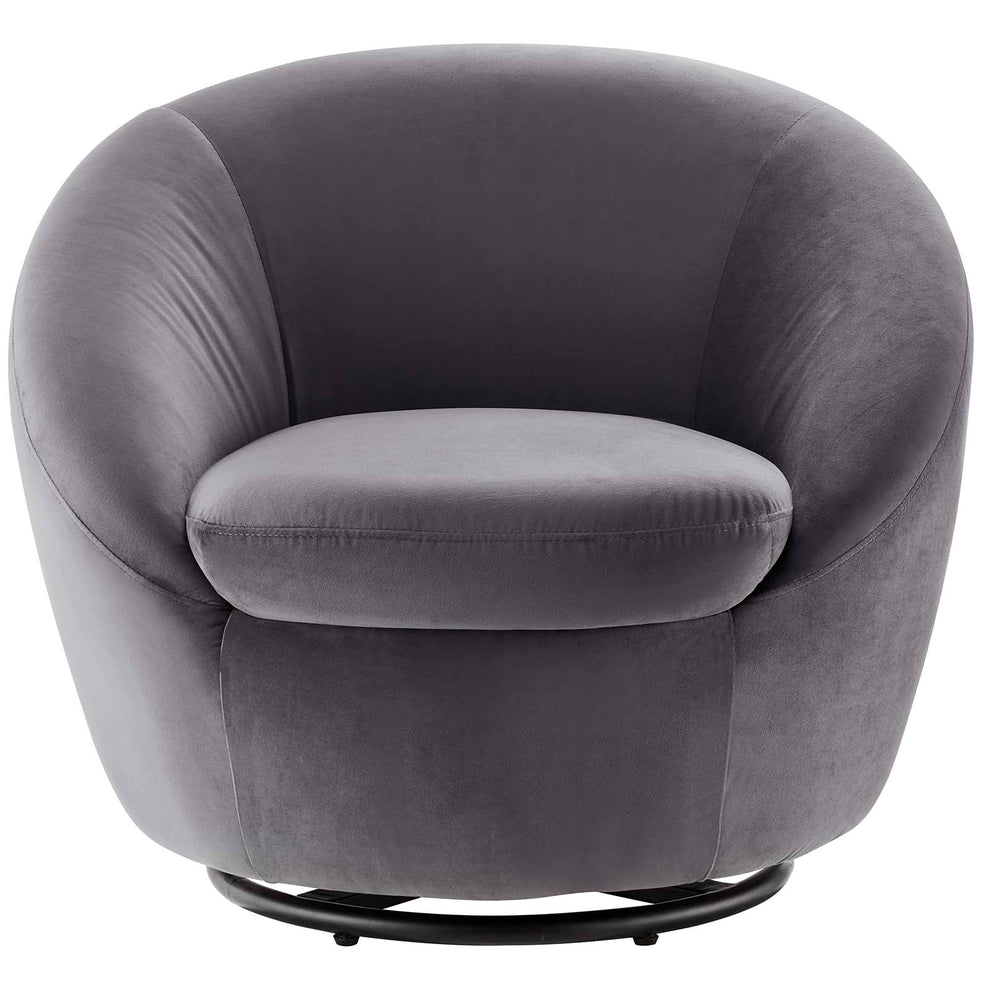 Buttercup Performance Velvet Performance Velvet Swivel Chair By Modway - EEI-5007 | Armchairs | Modishstore - 19
