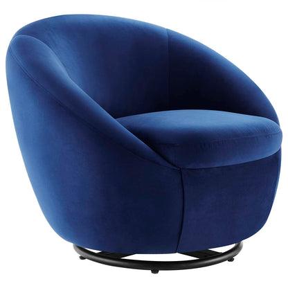 Buttercup Performance Velvet Performance Velvet Swivel Chair By Modway - EEI-5007 | Armchairs | Modishstore - 22