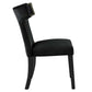 Curve Performance Velvet Dining Chairs - Set of 2 By Modway - EEI-5008 | Dining Chairs | Modishstore - 3