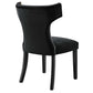 Curve Performance Velvet Dining Chairs - Set of 2 By Modway - EEI-5008 | Dining Chairs | Modishstore - 4