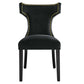 Curve Performance Velvet Dining Chairs - Set of 2 By Modway - EEI-5008 | Dining Chairs | Modishstore - 5