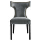 Curve Performance Velvet Dining Chairs - Set of 2 By Modway - EEI-5008 | Dining Chairs | Modishstore - 43