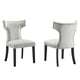 Curve Performance Velvet Dining Chairs - Set of 2 By Modway - EEI-5008 | Dining Chairs | Modishstore - 12