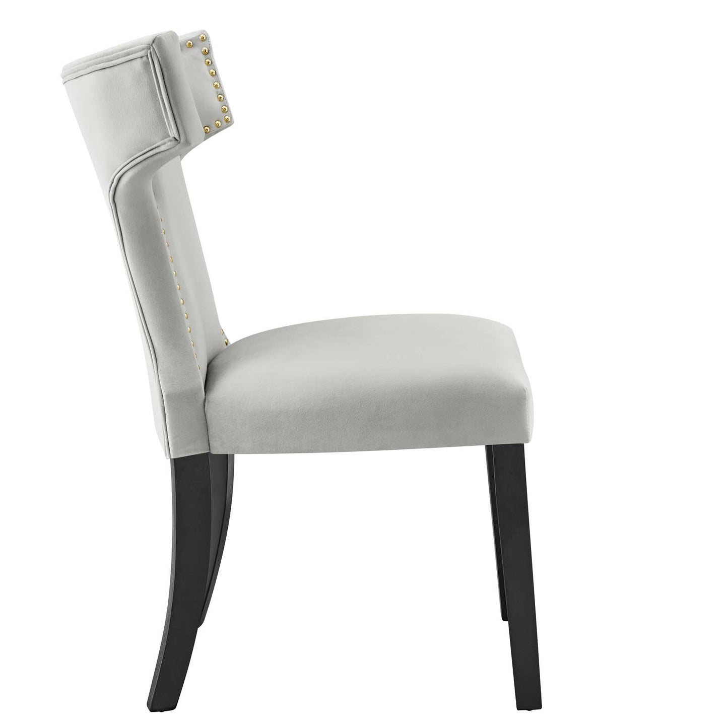 Curve Performance Velvet Dining Chairs - Set of 2 By Modway - EEI-5008 | Dining Chairs | Modishstore - 22