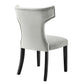 Curve Performance Velvet Dining Chairs - Set of 2 By Modway - EEI-5008 | Dining Chairs | Modishstore - 33