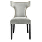 Curve Performance Velvet Dining Chairs - Set of 2 By Modway - EEI-5008 | Dining Chairs | Modishstore - 44