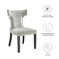 Curve Performance Velvet Dining Chairs - Set of 2 By Modway - EEI-5008 | Dining Chairs | Modishstore - 66