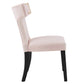 Curve Performance Velvet Dining Chairs - Set of 2 By Modway - EEI-5008 | Dining Chairs | Modishstore - 23