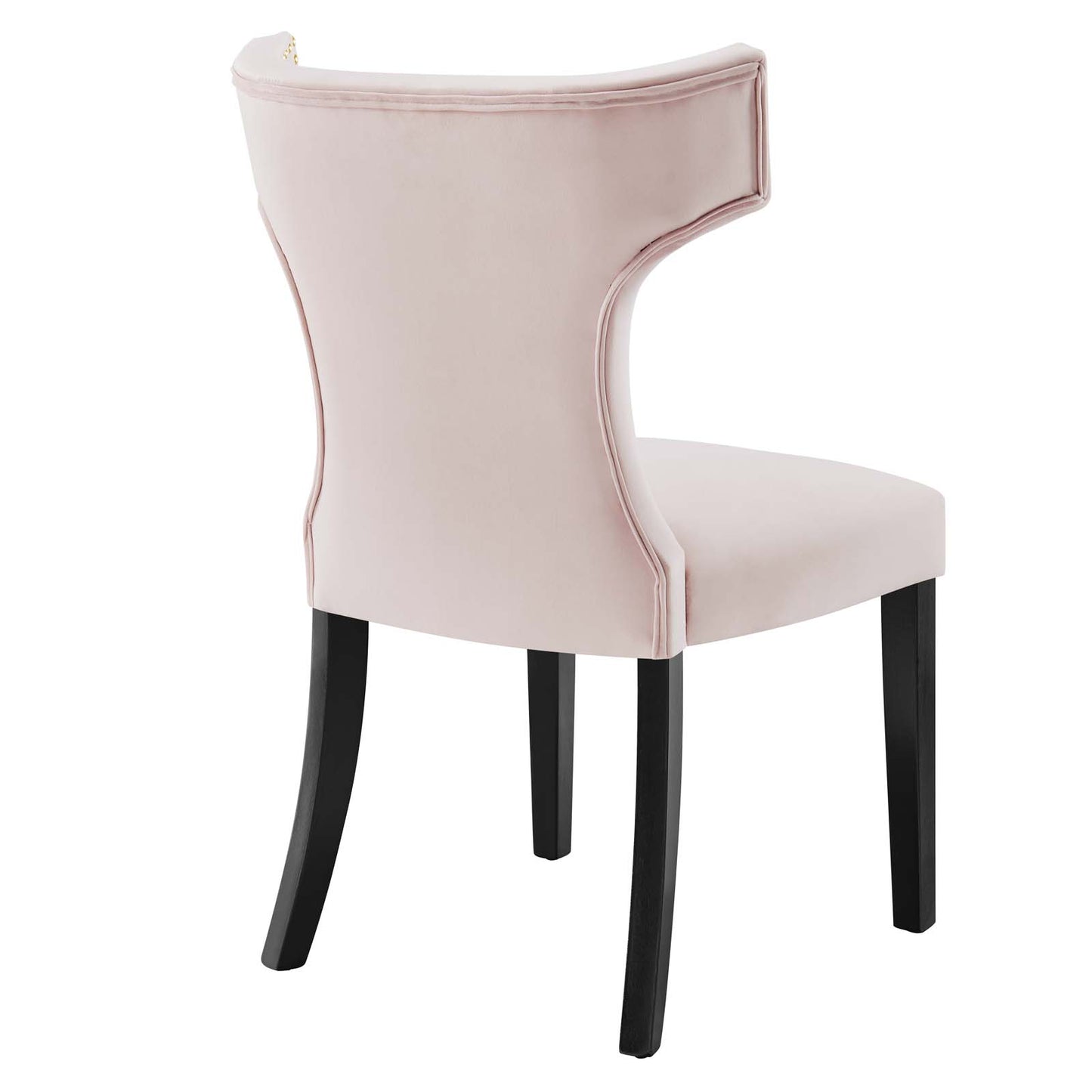 Curve Performance Velvet Dining Chairs - Set of 2 By Modway | Dining Chairs | Modishstore-32