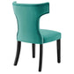 Curve Performance Velvet Dining Chairs - Set of 2 By Modway - EEI-5008 | Dining Chairs | Modishstore - 38