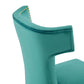 Curve Performance Velvet Dining Chairs - Set of 2 By Modway - EEI-5008 | Dining Chairs | Modishstore - 77