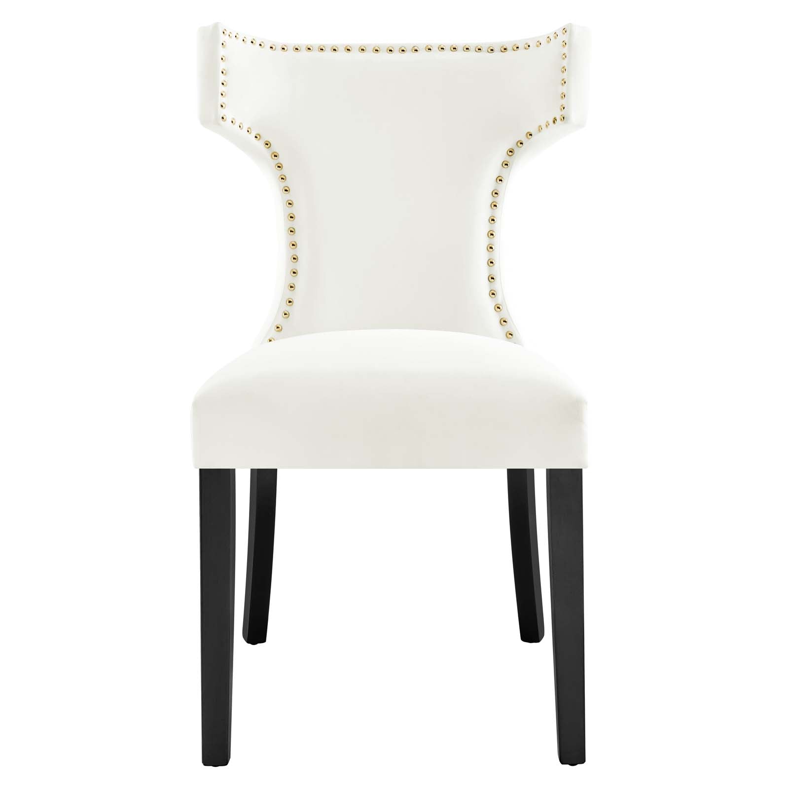 Curve Performance Velvet Dining Chairs - Set of 2 By Modway - EEI-5008 | Dining Chairs | Modishstore - 40