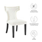 Curve Performance Velvet Dining Chairs - Set of 2 By Modway - EEI-5008 | Dining Chairs | Modishstore - 70