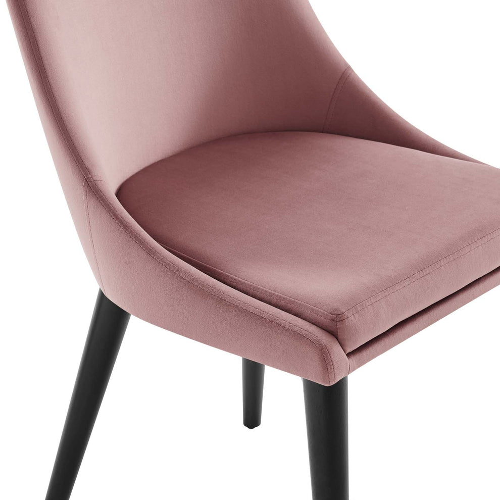 Viscount Performance Velvet Dining Chair By Modway - EEI-5009 | Dining Chairs | Modishstore - 87