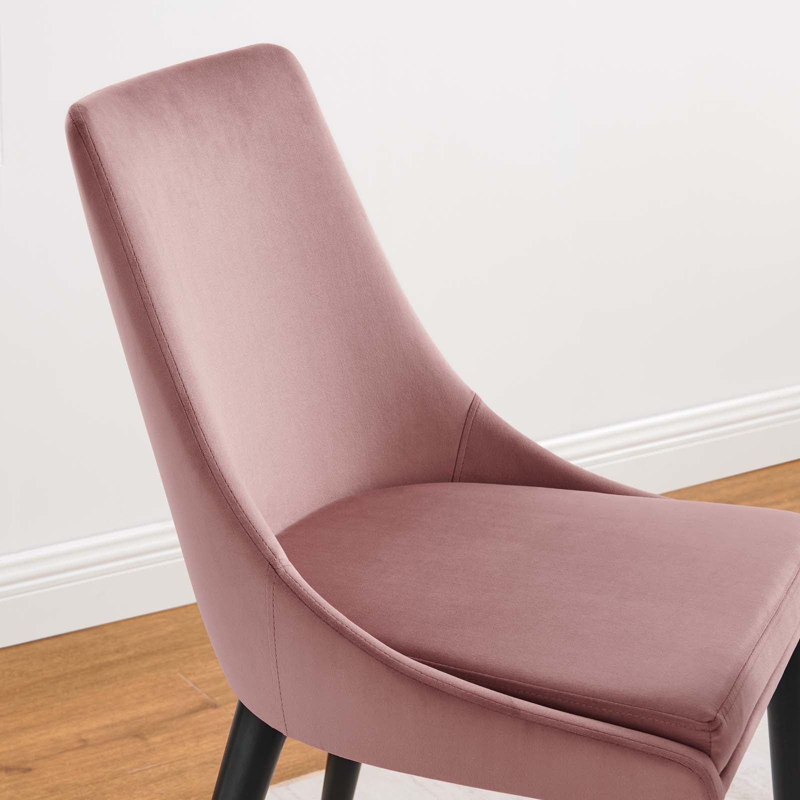 Viscount Performance Velvet Dining Chair By Modway - EEI-5009 | Dining Chairs | Modishstore - 12