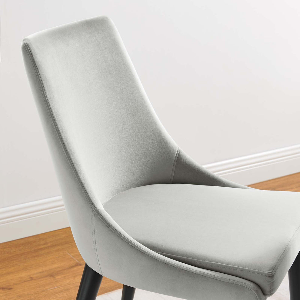 Viscount Performance Velvet Dining Chair By Modway - EEI-5009 | Dining Chairs | Modishstore - 10