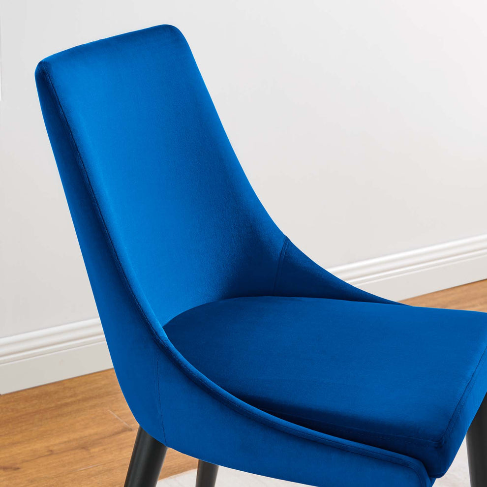 Viscount Performance Velvet Dining Chair By Modway - EEI-5009 | Dining Chairs | Modishstore - 9
