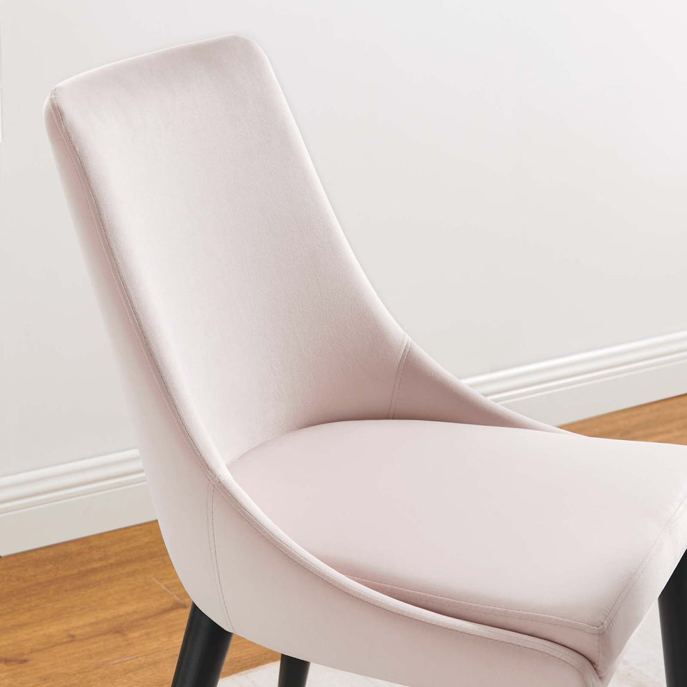 Viscount Performance Velvet Dining Chair By Modway - EEI-5009 | Dining Chairs | Modishstore - 15