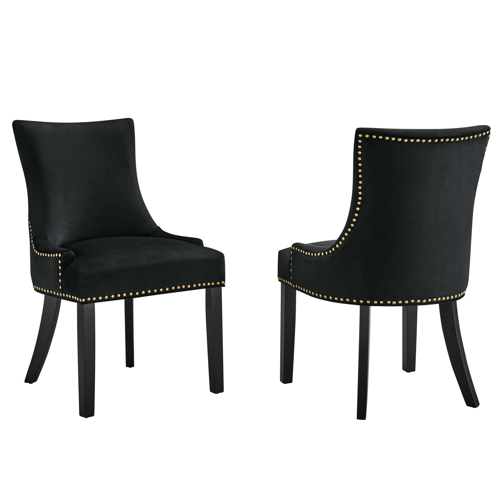 Marquis Performance Velvet Dining Chairs - Set of 2 By Modway | Dining Chairs | Modishstore-2