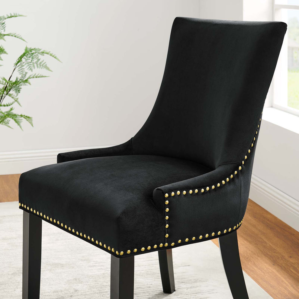 Marquis Performance Velvet Dining Chairs - Set of 2 By Modway - EEI-5010 | Dining Chairs | Modishstore - 1