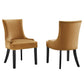 Marquis Performance Velvet Dining Chairs - Set of 2 By Modway | Dining Chairs | Modishstore-12