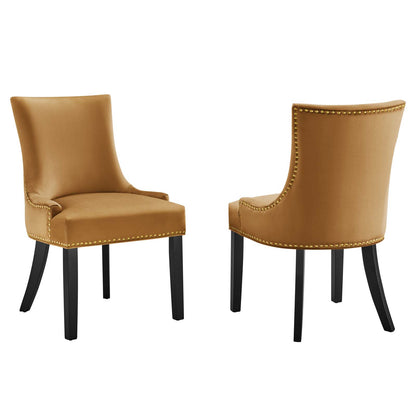 Marquis Performance Velvet Dining Chairs - Set of 2 By Modway - EEI-5010 | Dining Chairs | Modishstore - 12