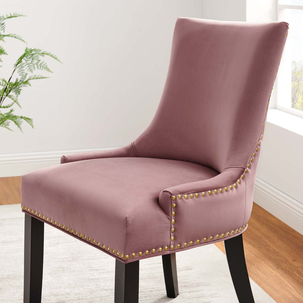 Marquis Performance Velvet Dining Chairs - Set of 2 By Modway - EEI-5010 | Dining Chairs | Modishstore - 19