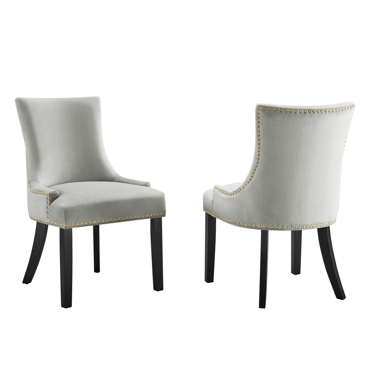 Marquis Performance Velvet Dining Chairs - Set of 2 By Modway - EEI-5010 | Dining Chairs | Modishstore - 5