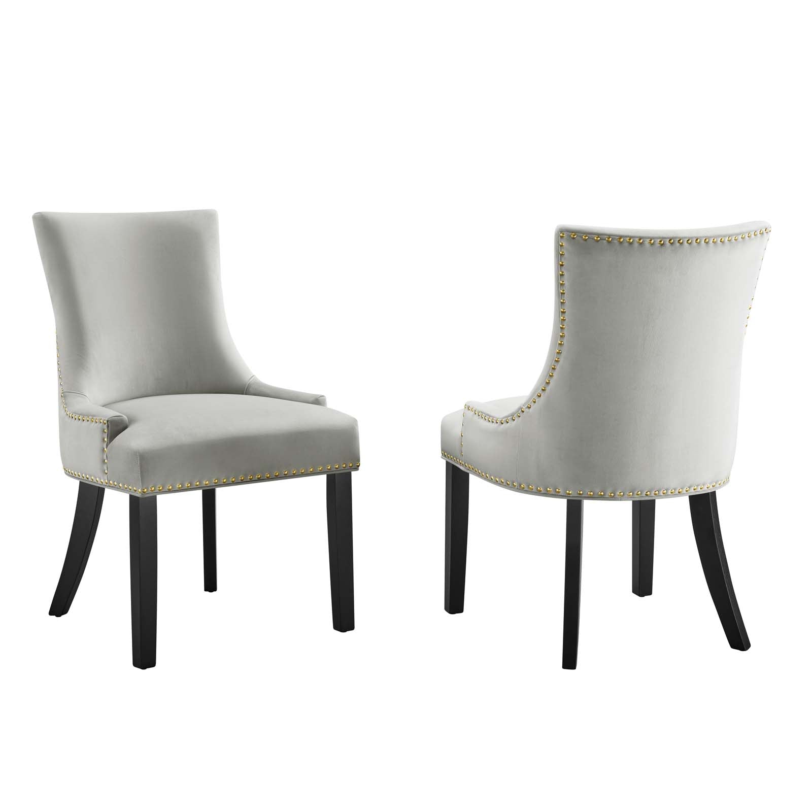 Marquis Performance Velvet Dining Chairs - Set of 2 By Modway - EEI-5010 | Dining Chairs | Modishstore - 5