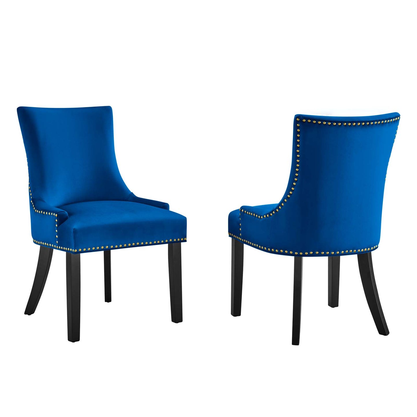 Marquis Performance Velvet Dining Chairs - Set of 2 By Modway - EEI-5010 | Dining Chairs | Modishstore - 8