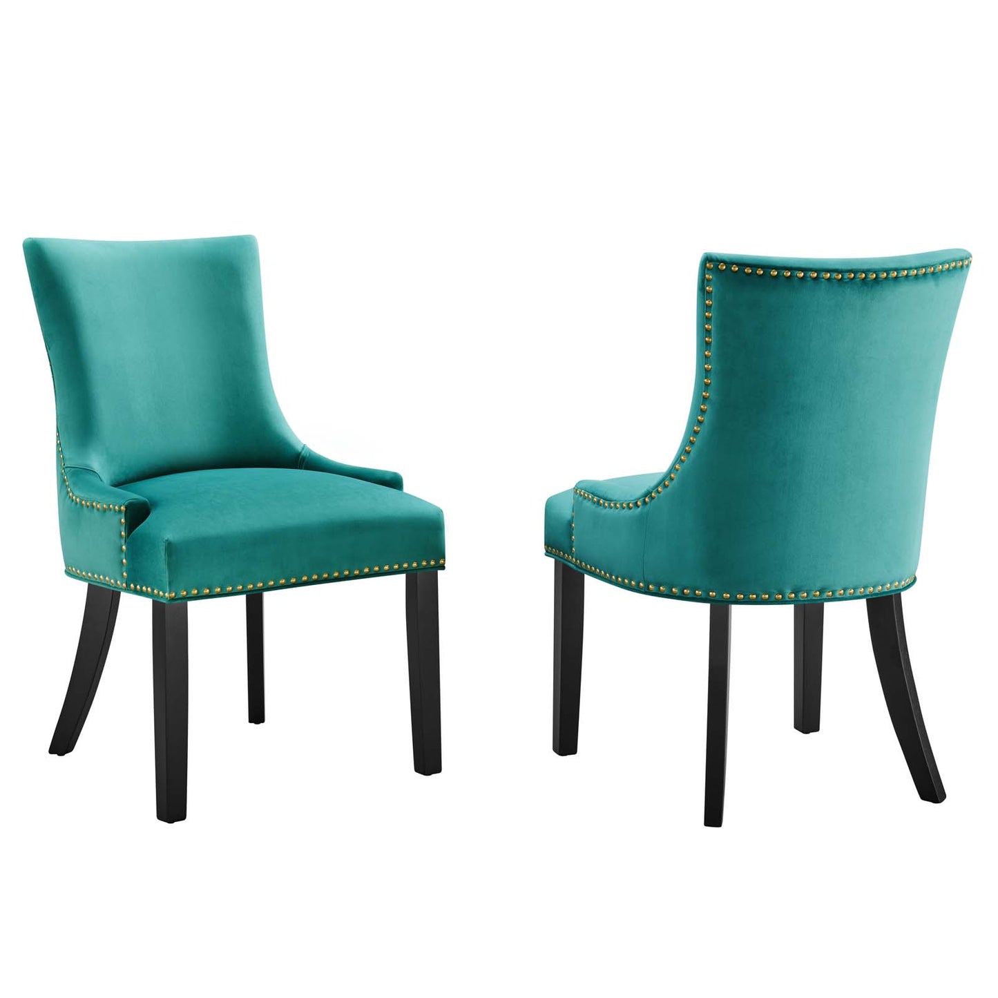 Marquis Performance Velvet Dining Chairs - Set of 2 By Modway | Dining Chairs | Modishstore-10