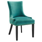 Marquis Performance Velvet Dining Chairs - Set of 2 By Modway - EEI-5010 | Dining Chairs | Modishstore - 64