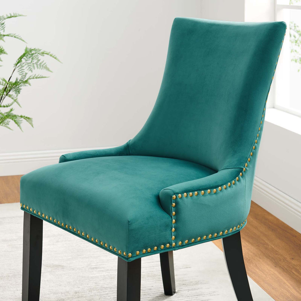 Marquis Performance Velvet Dining Chairs - Set of 2 By Modway - EEI-5010 | Dining Chairs | Modishstore - 18
