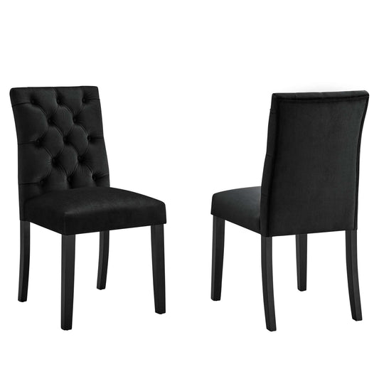 Duchess Performance Velvet Dining Chairs - Set of 2 By Modway | Dining Chairs | Modishstore