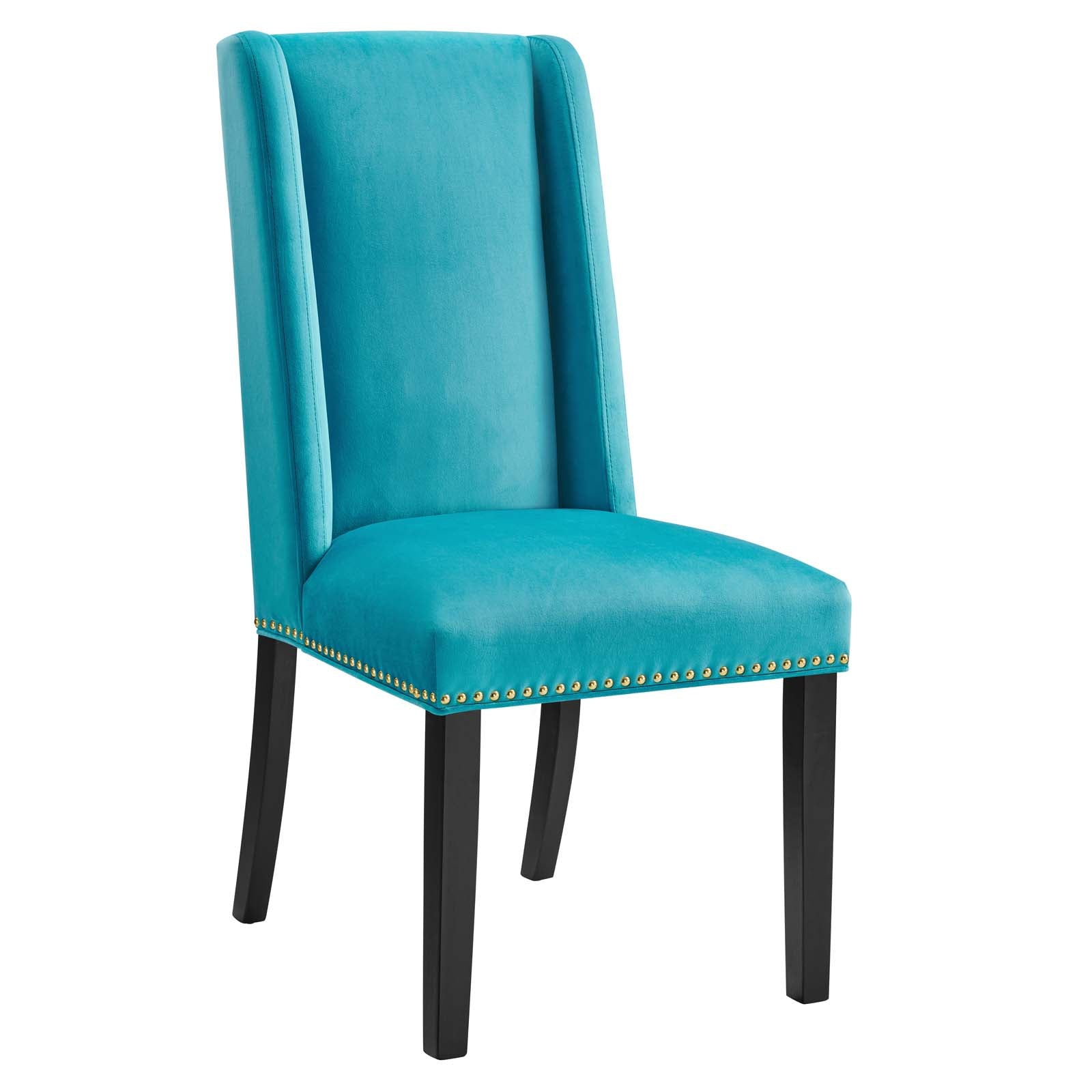 Baron Performance Velvet Dining Chairs - Set of 2 By Modway - EEI-5012 | Dining Chairs | Modishstore - 68