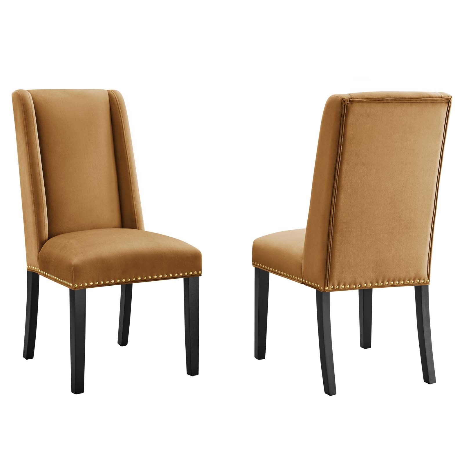 Baron Performance Velvet Dining Chairs - Set of 2 By Modway | Dining Chairs | Modishstore-11