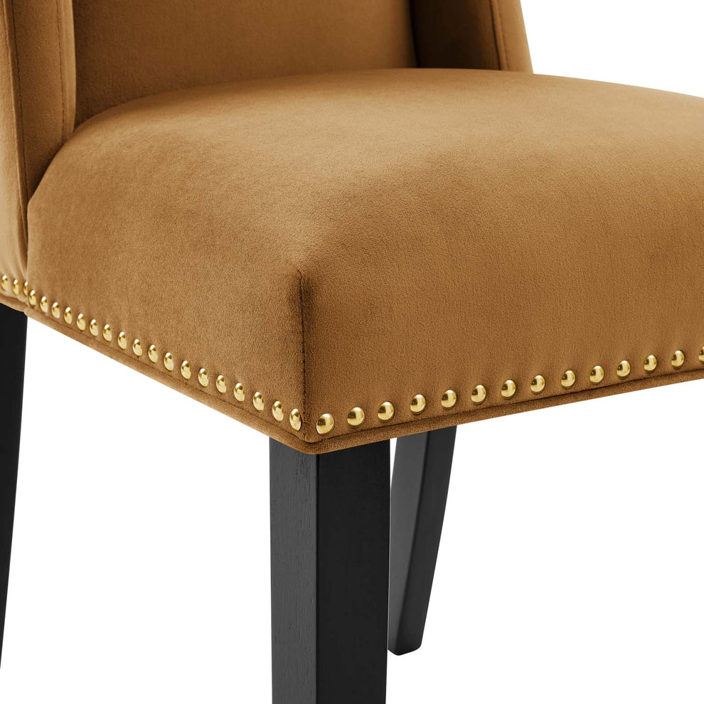 Baron Performance Velvet Dining Chairs - Set of 2 By Modway - EEI-5012 | Dining Chairs | Modishstore - 32