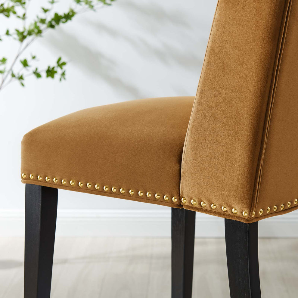 Baron Performance Velvet Dining Chairs - Set of 2 By Modway - EEI-5012 | Dining Chairs | Modishstore - 17