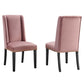 Baron Performance Velvet Dining Chairs - Set of 2 By Modway | Dining Chairs | Modishstore-8