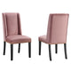 Baron Performance Velvet Dining Chairs - Set of 2 By Modway - EEI-5012 | Dining Chairs | Modishstore - 8