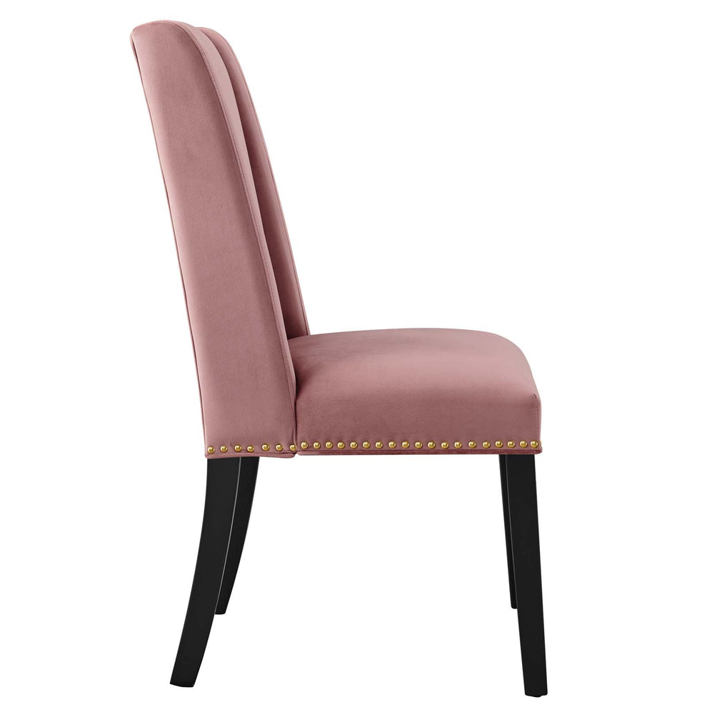 Baron Performance Velvet Dining Chairs - Set of 2 By Modway - EEI-5012 | Dining Chairs | Modishstore - 36
