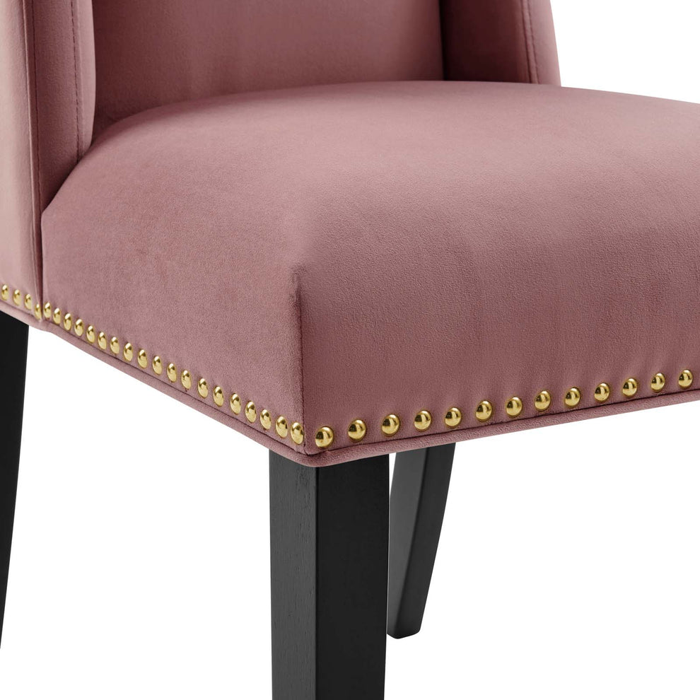 Baron Performance Velvet Dining Chairs - Set of 2 By Modway - EEI-5012 | Dining Chairs | Modishstore - 29