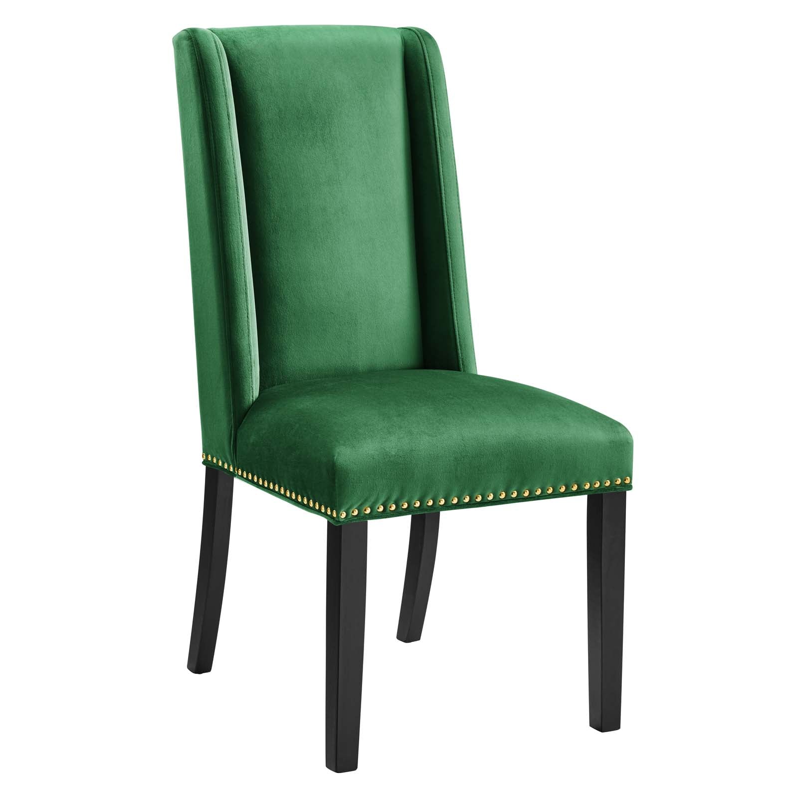Baron Performance Velvet Dining Chairs - Set of 2 By Modway - EEI-5012 | Dining Chairs | Modishstore - 75