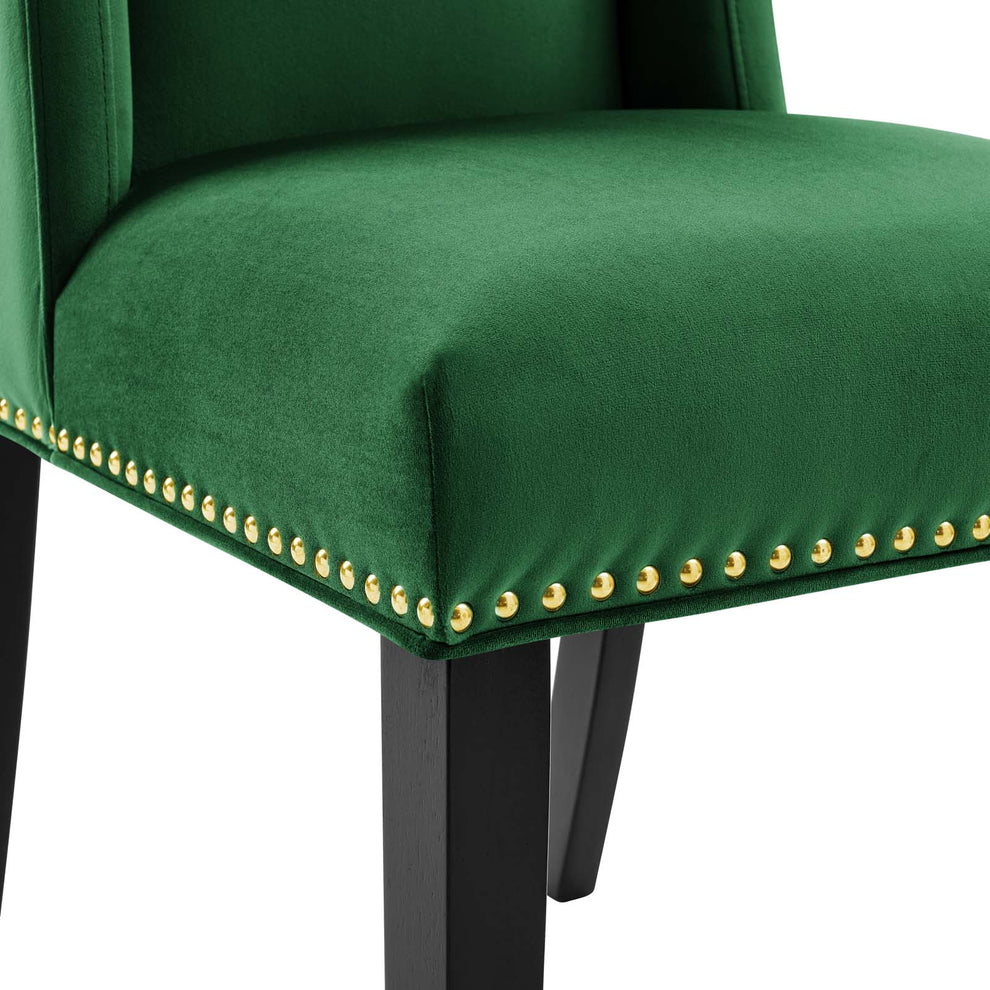 Baron Performance Velvet Dining Chairs - Set of 2 By Modway - EEI-5012 | Dining Chairs | Modishstore - 31