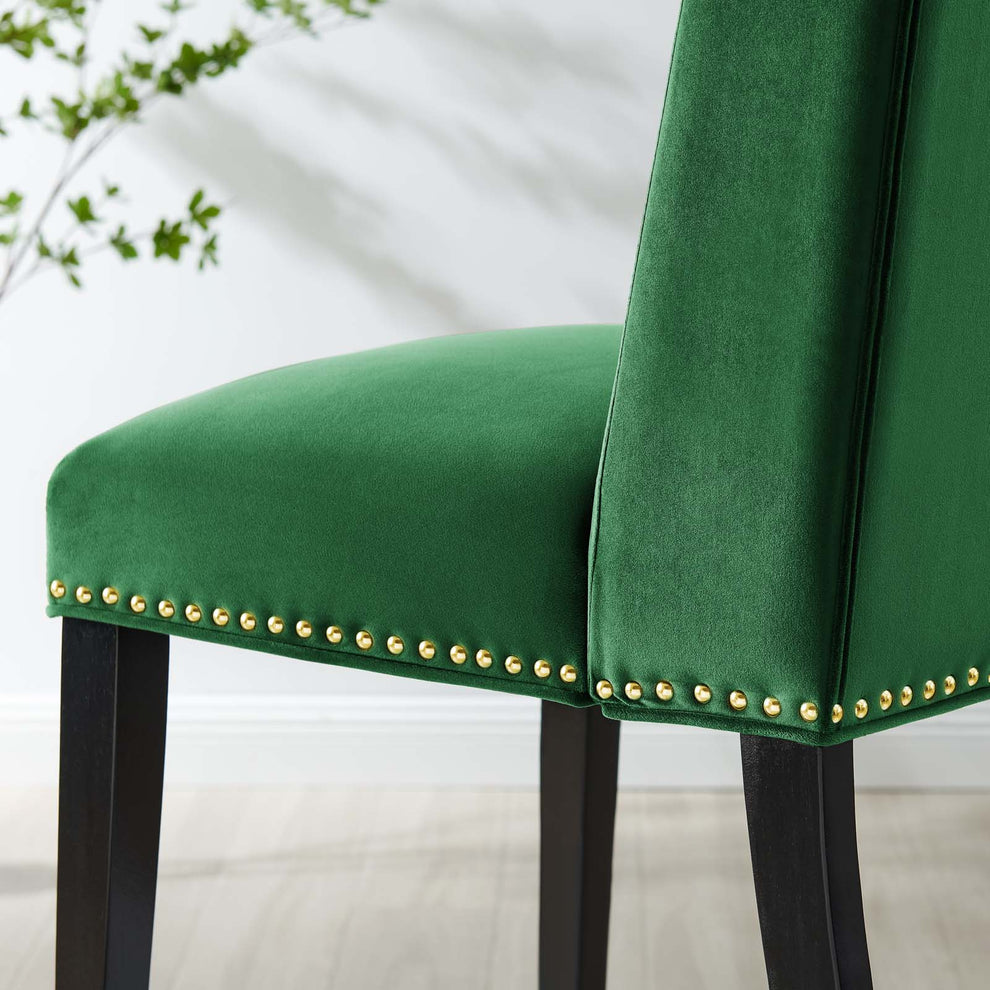 Baron Performance Velvet Dining Chairs - Set of 2 By Modway - EEI-5012 | Dining Chairs | Modishstore - 21